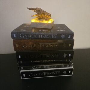 Game of Thrones Season 1 To 6 DVD Box Set with Light Up Dragon Skull